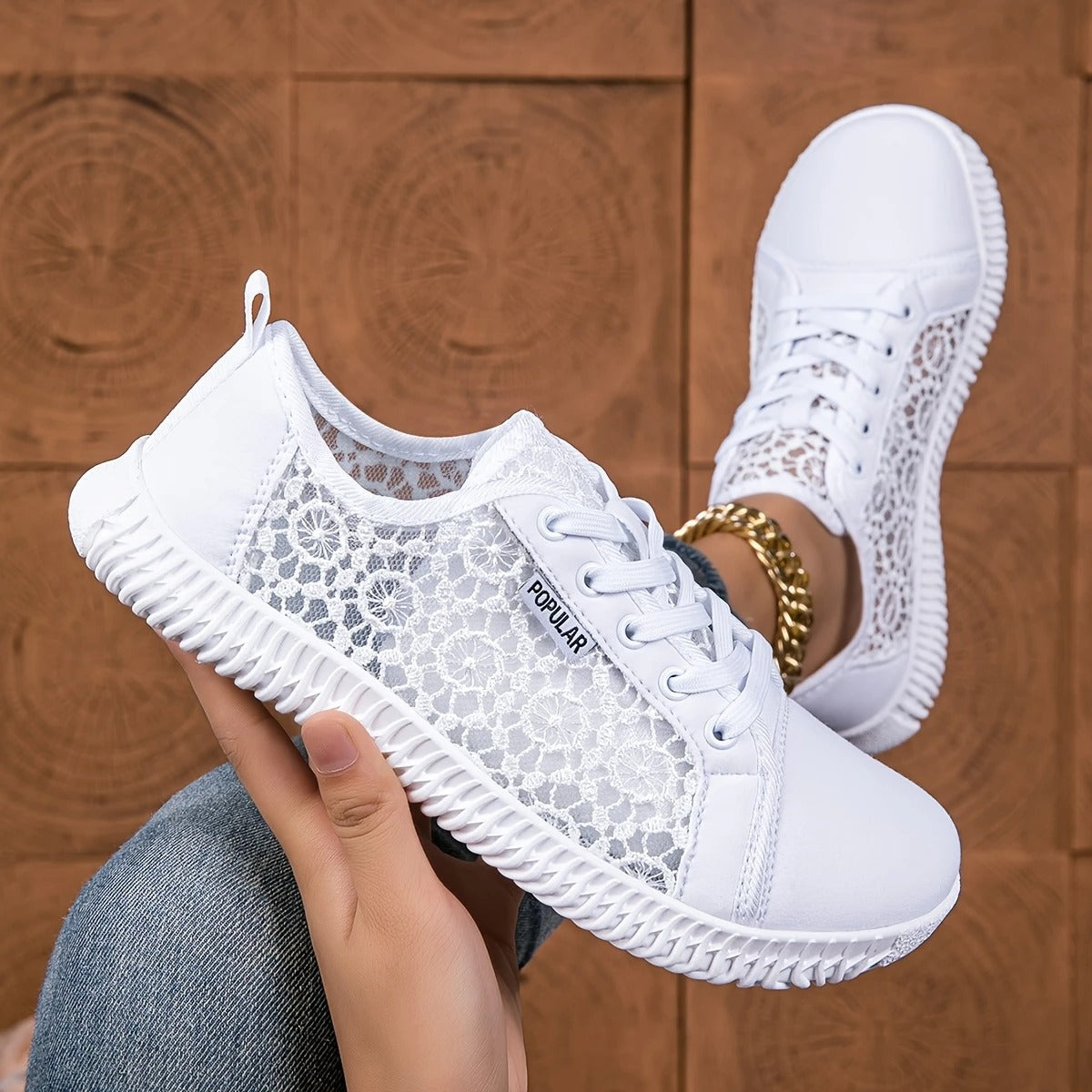 Lottie - Slip-on élégantes en maille