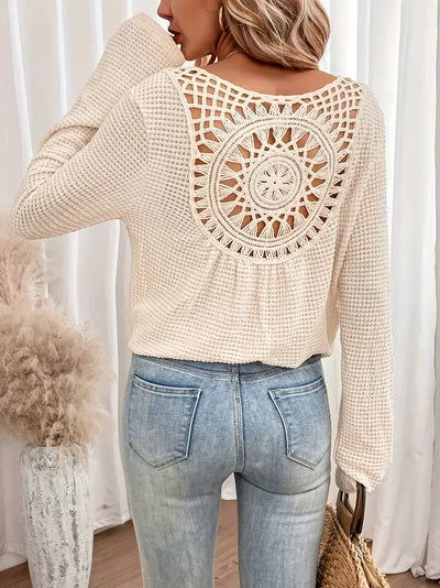 Wilma™ – Blouse élégante style Ibiza avec col en V