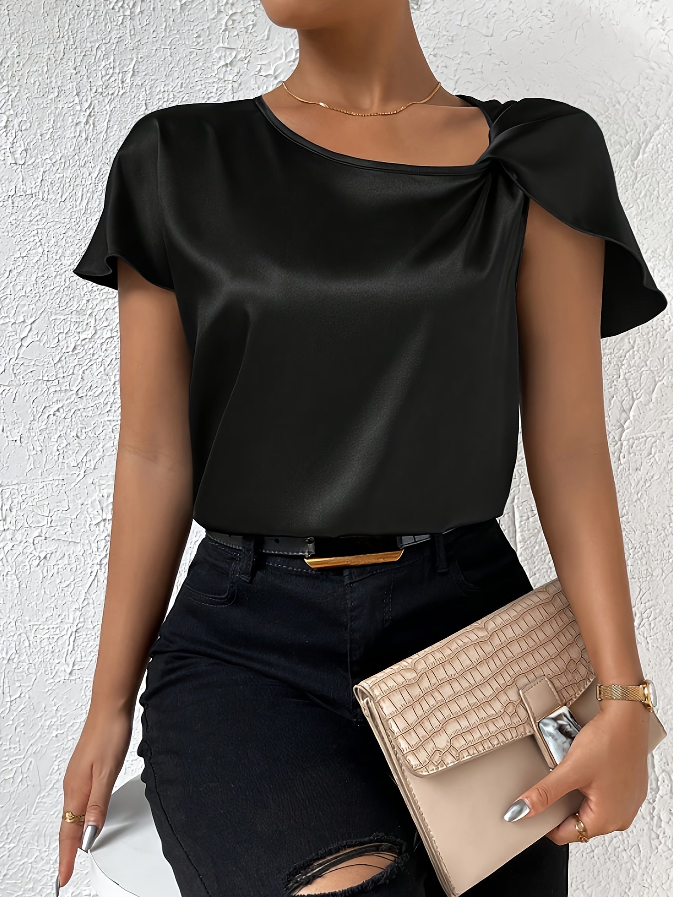 Katelynn - Blouse élégante et décontractée