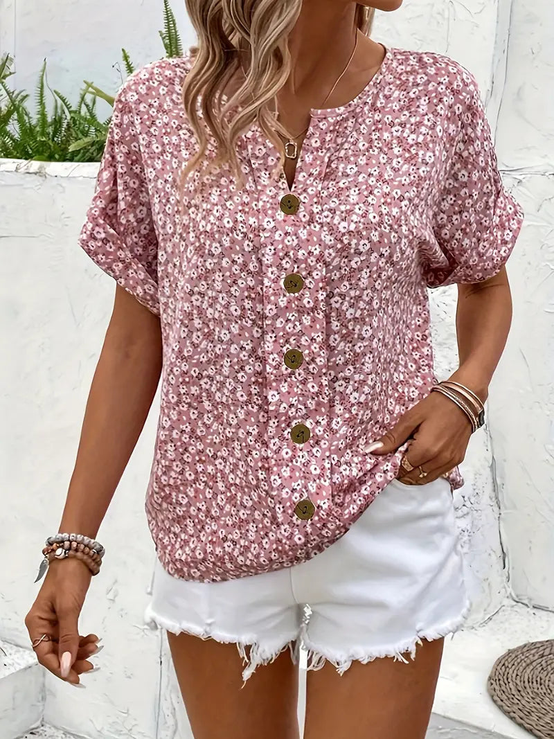 Anori – Blouse Florale Élégante