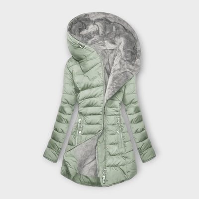Kori – Manteau douillet doublé de fausse fourrure