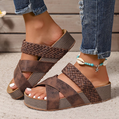 Martine™ | Sandales Confortables en Cuir de Qualité Supérieure
