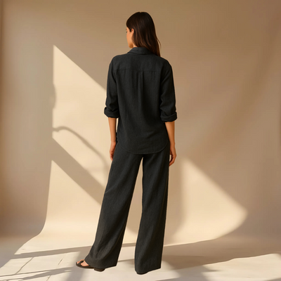 Amélie™ | Ensemble 2 pièces - chemise & pantalon