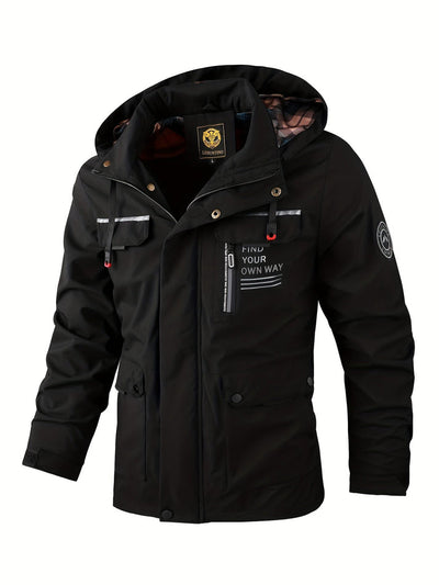 Quentin™ - Veste d'extérieur confortable, coupe-vent et imperméable