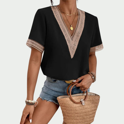 Filou | T-shirt à col en V pour femmes