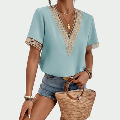 Filou | T-shirt à col en V pour femmes
