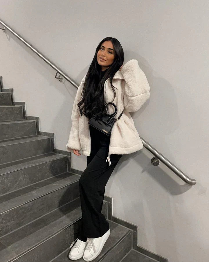 Celeste | Teddy mantel in zachte wollook
