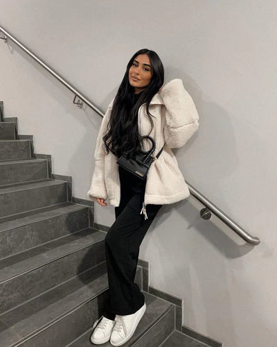 Celeste | Teddy mantel in zachte wollook