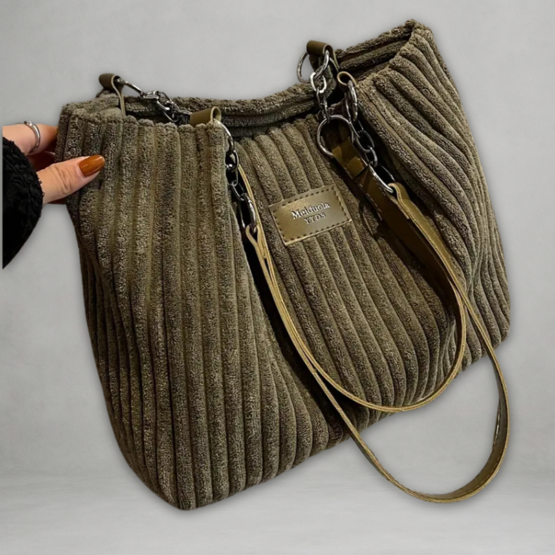 Liliane | Sac en Velours Côtelé