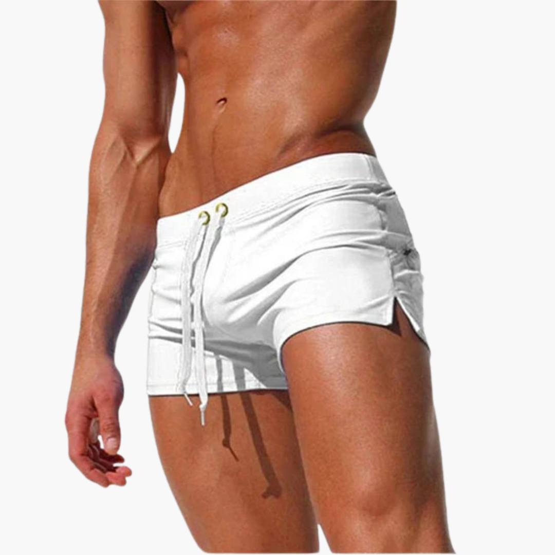 Soleo™ – Short de bain homme ajusté avec cordon | Coupe courte & stylée