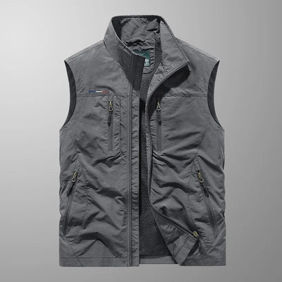 Casper – Gilet cargo respirant à multiples poches