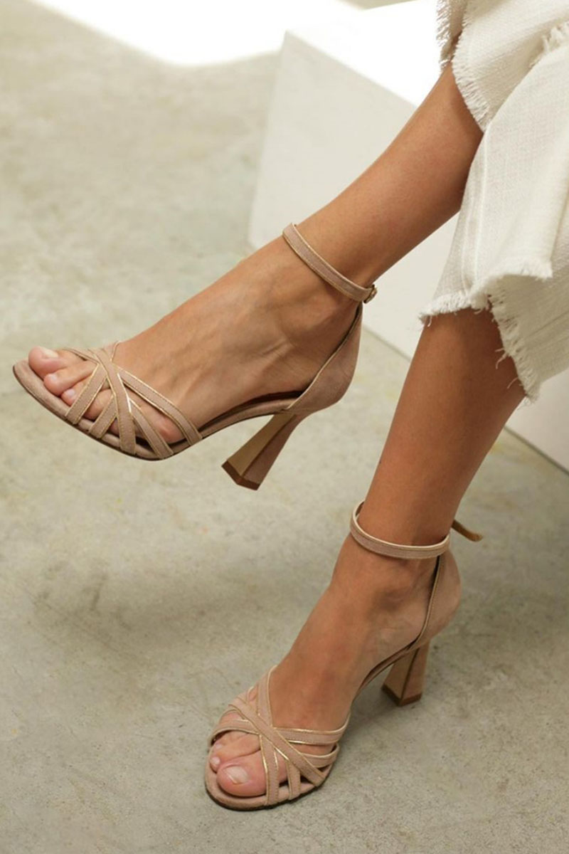 Elviera™ | Sandales à bout ouvert en patchwork