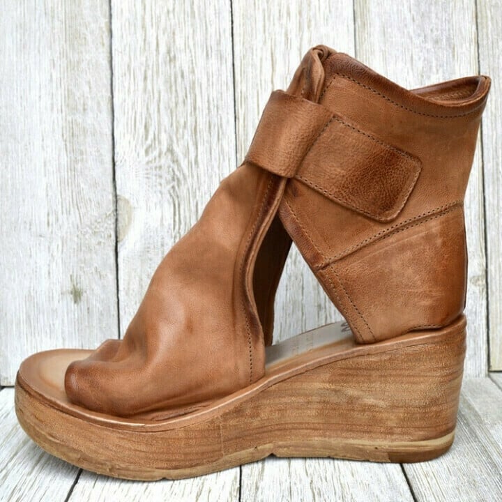 Luna Boho Sandales™ – Sandales orthopédiques à semelle compensée, style bohème