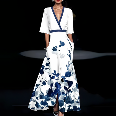 Elena – Robe élégante à manches