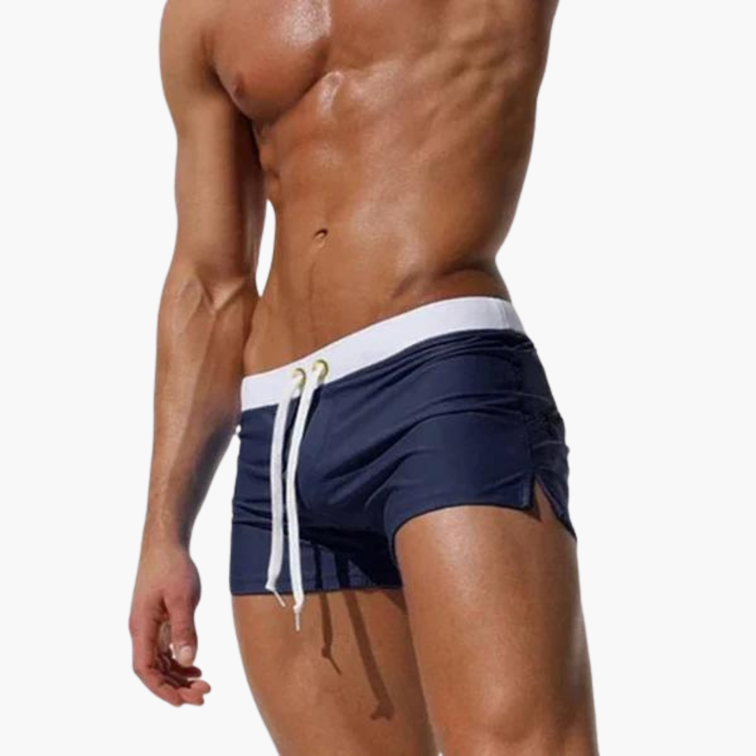Soleo™ – Short de bain homme ajusté avec cordon | Coupe courte & stylée