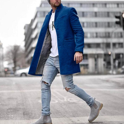 Patrick – Manteau long classique en laine