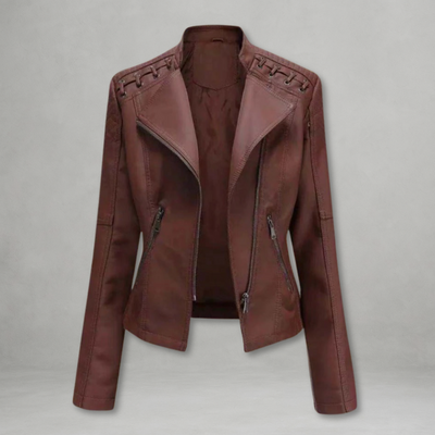 Nicole | Veste élégante en cuir