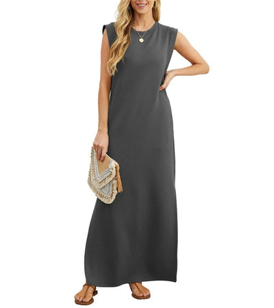 Romaisa – Robe longue chic & pratique, sans entretien