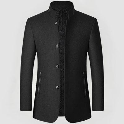 HELMUT – MANTEAU FORMEL À COL HAUT