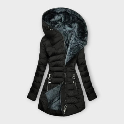 Kori – Manteau douillet doublé de fausse fourrure