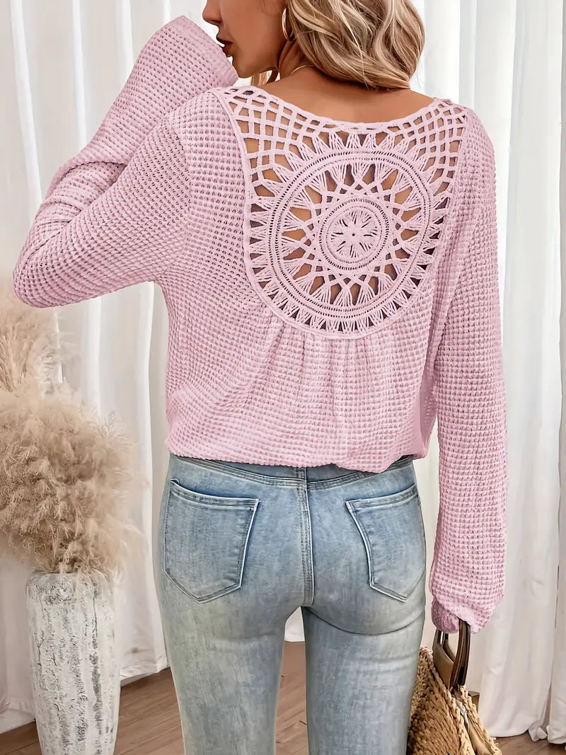 Wilma™ – Blouse élégante style Ibiza avec col en V