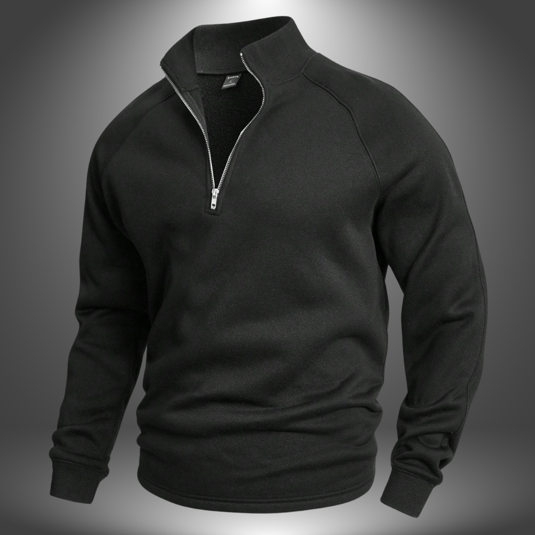 Luca | Maglione Chic a Mezza Zip