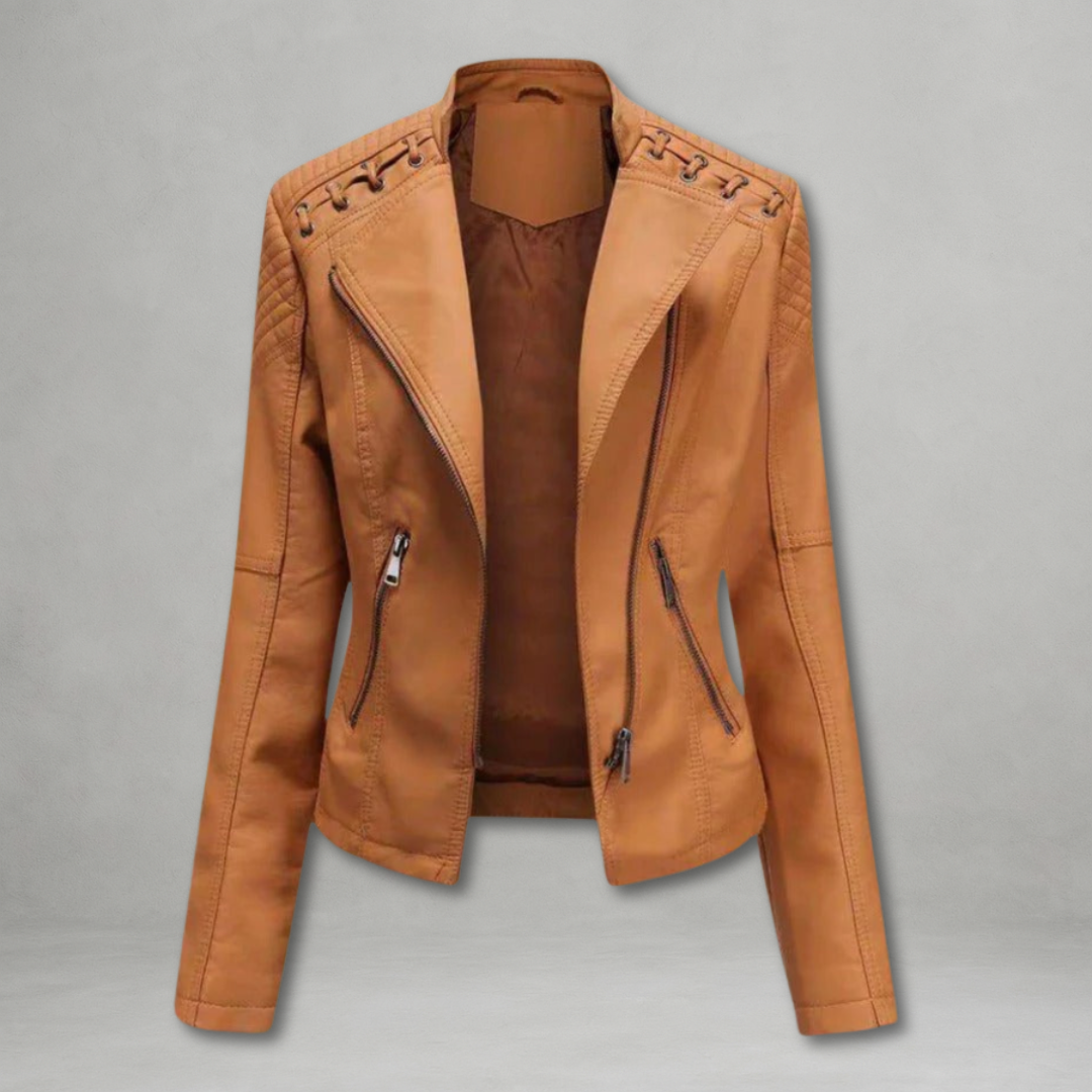Nicole | Veste élégante en cuir