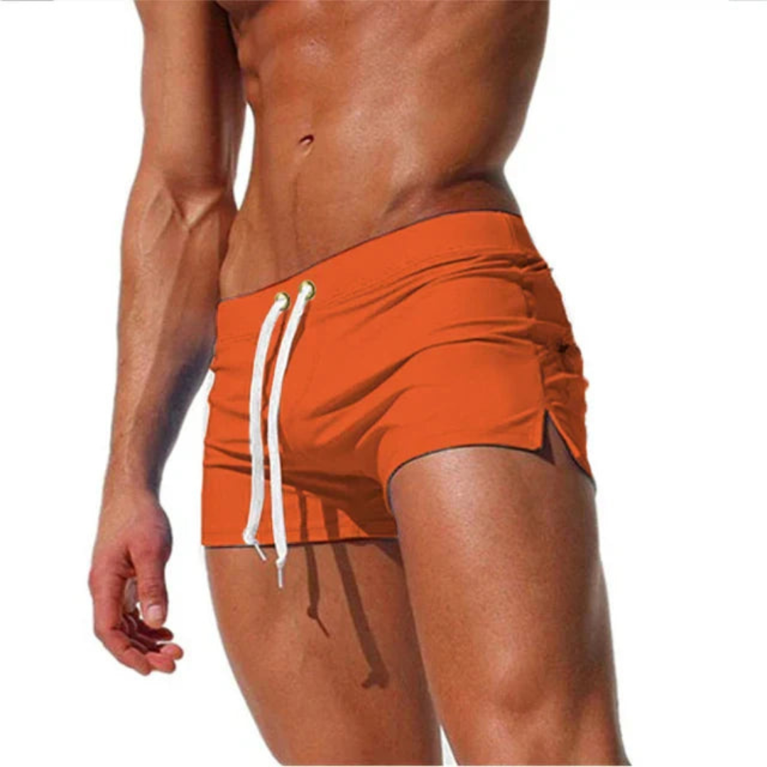 Soleo™ – Short de bain homme ajusté avec cordon | Coupe courte & stylée