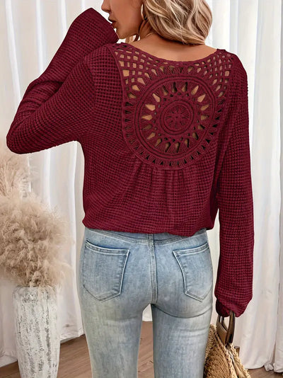 Wilma™ – Blouse élégante style Ibiza avec col en V