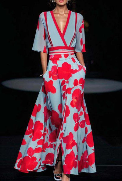 Elena – Robe élégante à manches