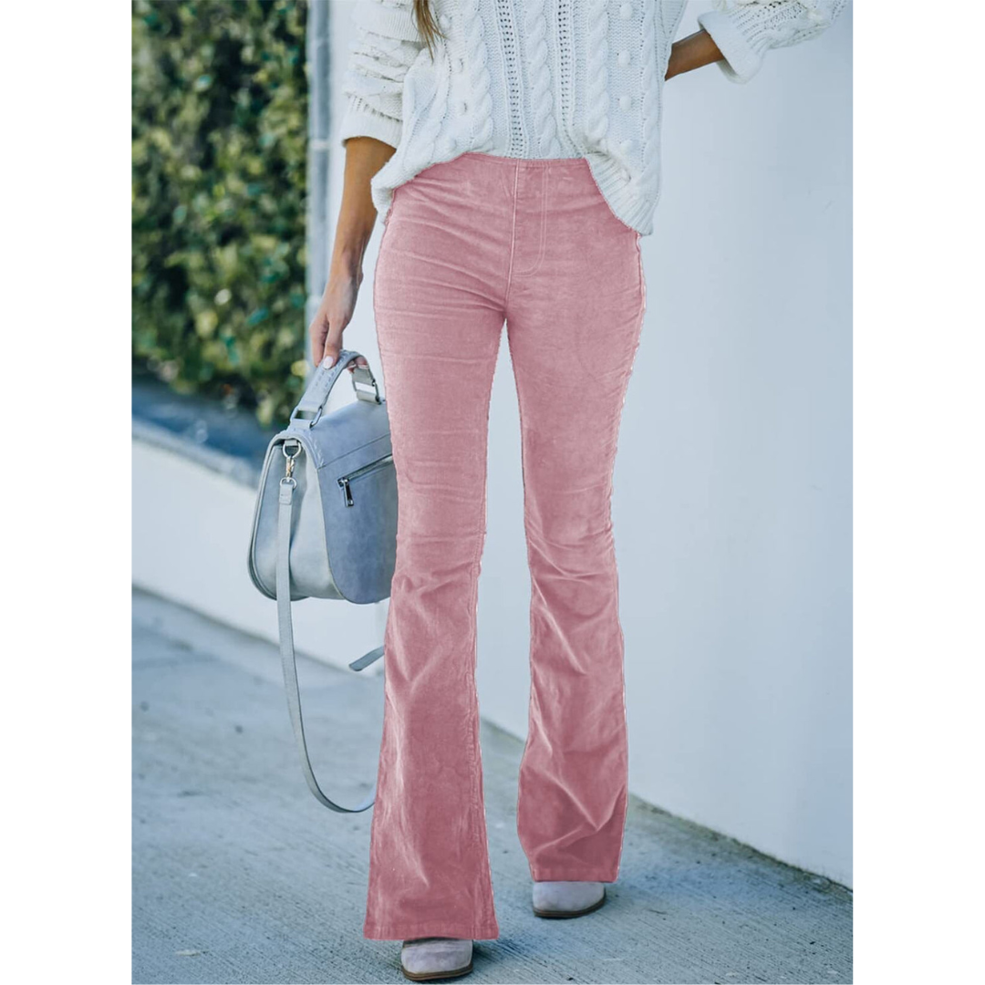 Selva™- Pantalon flare en velours