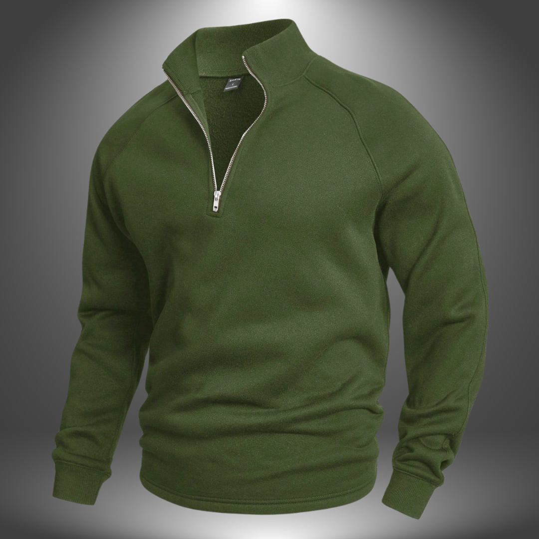 Luca | Maglione Chic a Mezza Zip