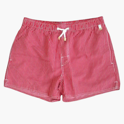 Maillot de bain homme rayé - avec cordon de serrage et poches latérales