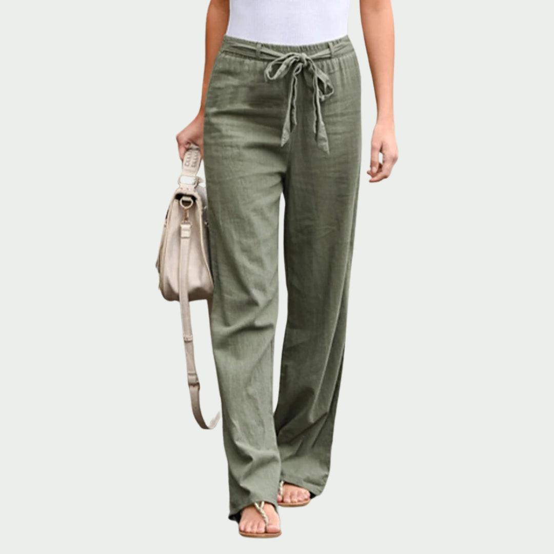 Florence - Pantalons de lin élégants pour femmes