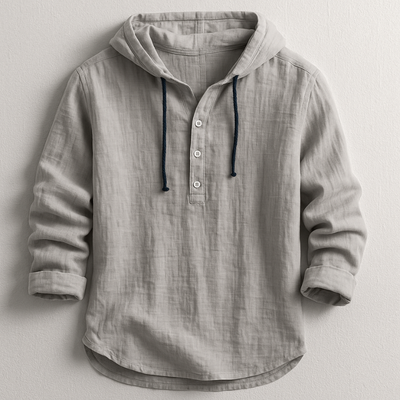 Louis- Chemise en lin avec capuche