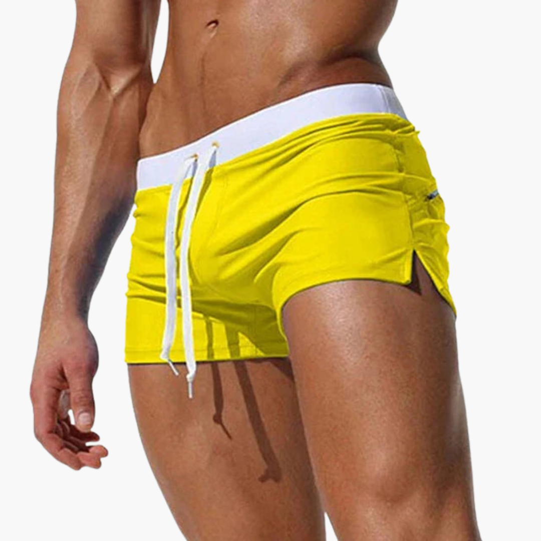 Soleo™ – Short de bain homme ajusté avec cordon | Coupe courte & stylée