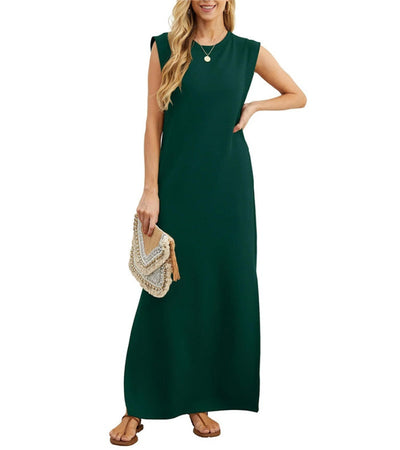 Romaisa – Robe longue chic & pratique, sans entretien