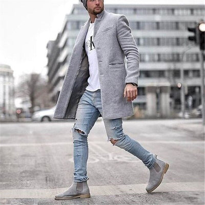 Patrick – Manteau long classique en laine