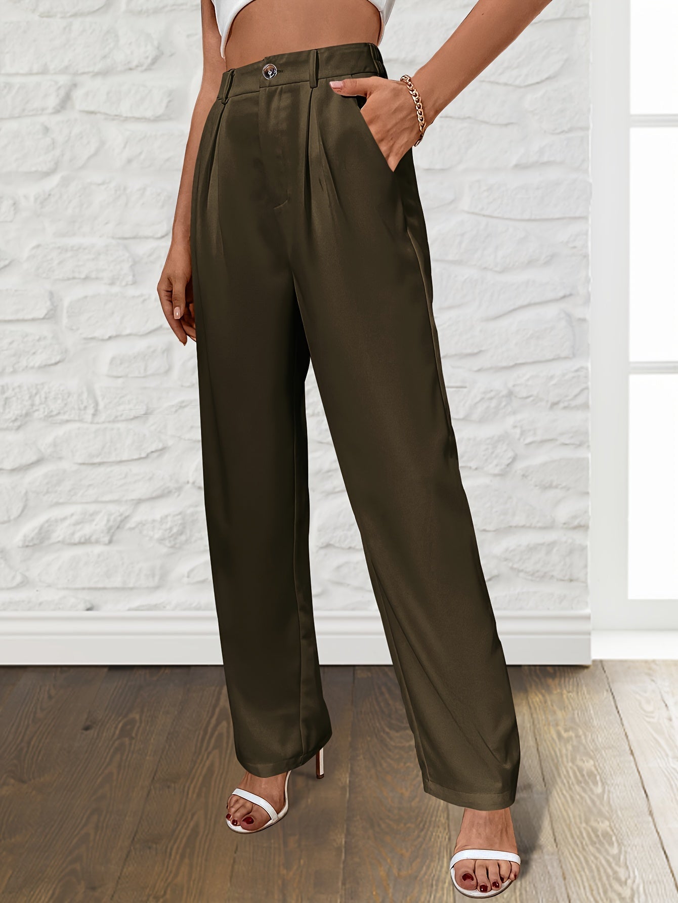 Esmée | Pantalon Ample et Solide à Jambes Droites