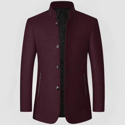 HELMUT – MANTEAU FORMEL À COL HAUT
