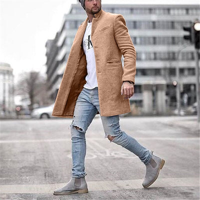 Patrick – Manteau long classique en laine