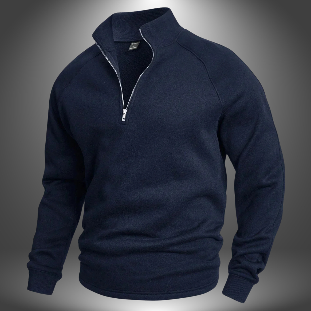 Luca | Maglione Chic a Mezza Zip