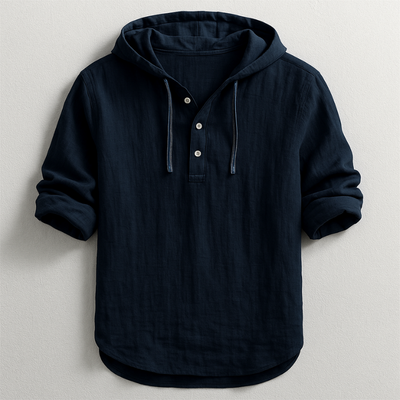Louis- Chemise en lin avec capuche