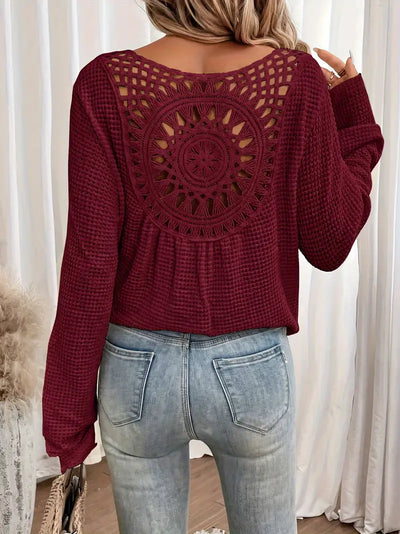 Wilma™ – Blouse élégante style Ibiza avec col en V