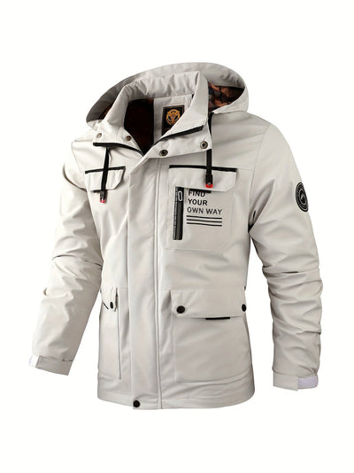 Quentin™ - Veste d'extérieur confortable, coupe-vent et imperméable