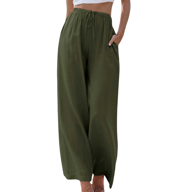 Adeline | Pantalon élégant en coton et lin