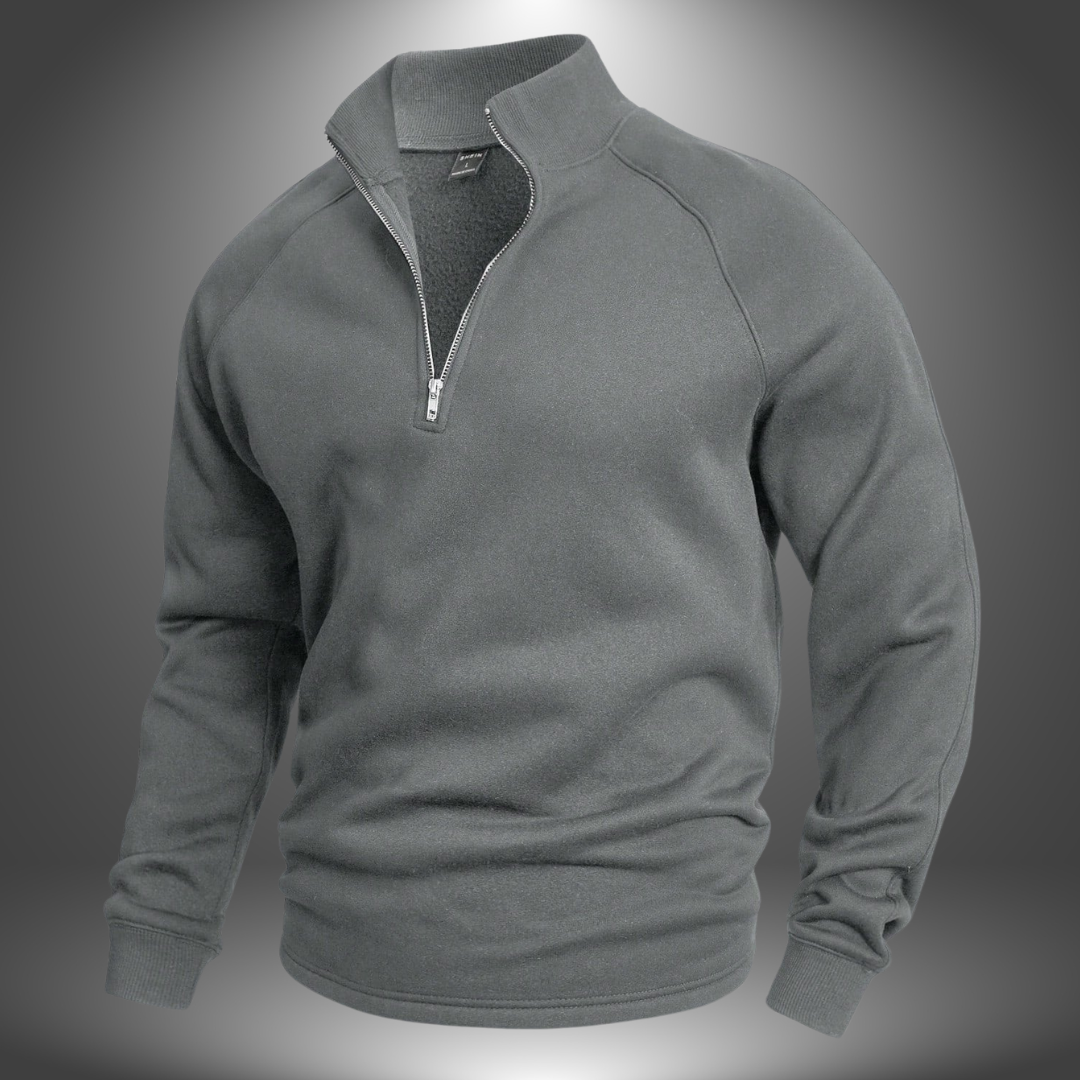 Luca | Maglione Chic a Mezza Zip