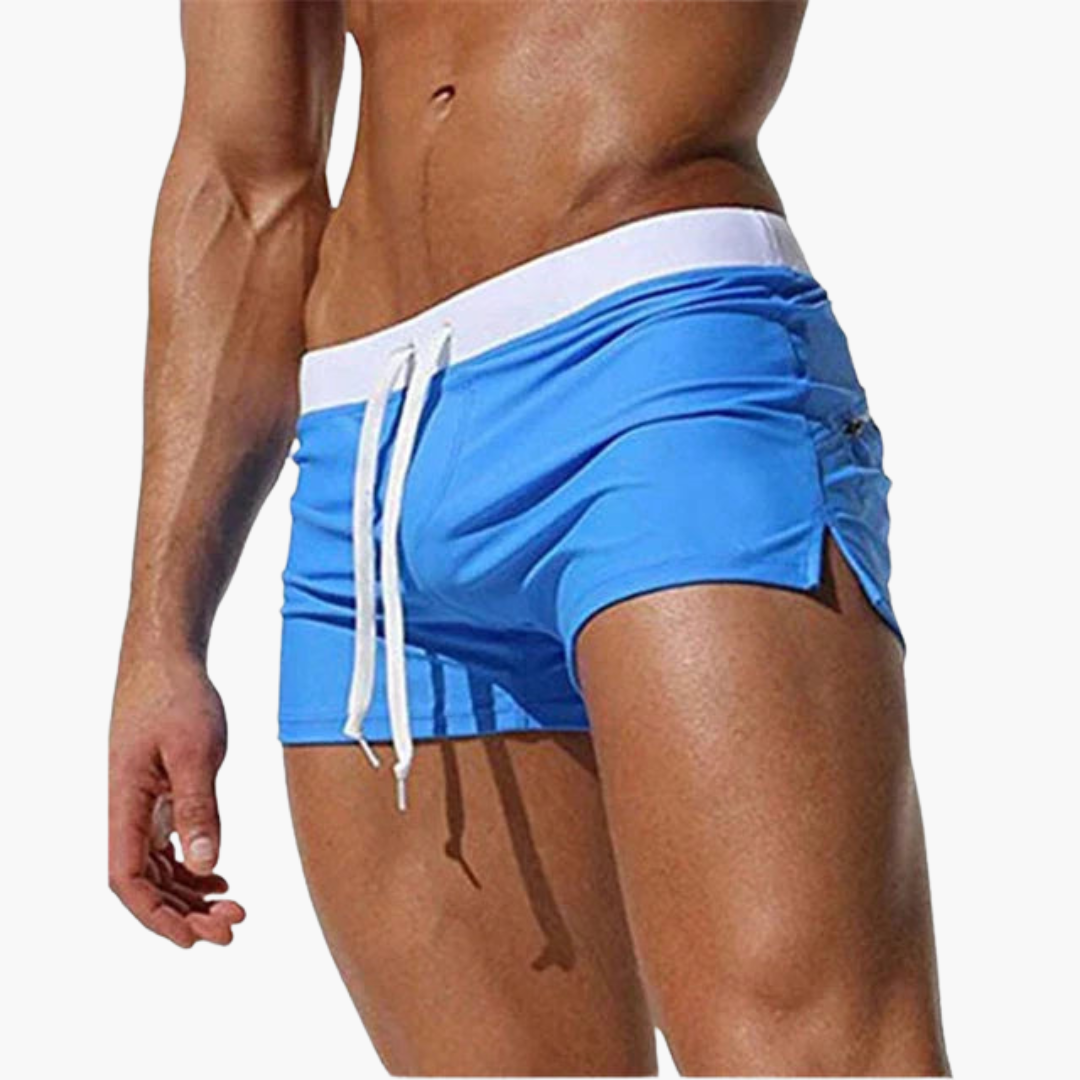 Soleo™ – Short de bain homme ajusté avec cordon | Coupe courte & stylée