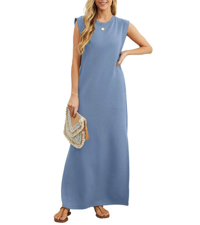 Romaisa – Robe longue chic & pratique, sans entretien