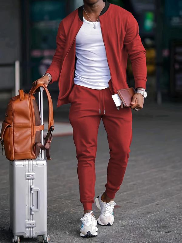 Lorenzo™ | Ensemble homme sport & casual à col montant